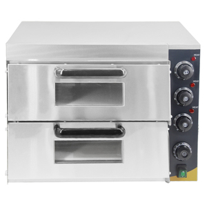 Horno de Pizza de Acero Inoxidable de Doble Capa, Calentamiento Rápido, 3000W, para Pizzerí<span class=keywords><strong>a</strong></span>, Panaderí<span class=keywords><strong>a</strong></span>, Restaurante y Uso Doméstico - Product Image 2
