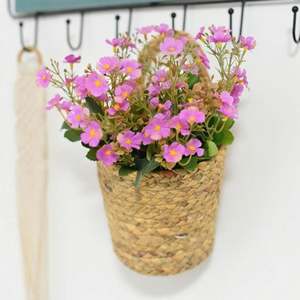 Boîte à pain paniers de rangement Coco avec chaîne Pots tressés pour plantes véritable Pot de plante suspendu panier de fruits marocain fleuriste - Product Image 2