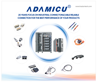 Service de kit de composants électroniques tout-en-un Connecteur de câble circulaire femelle HR10A 6P Emballage en sachet Connecteurs et boîtiers de câbles