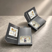Boîte d'emballage personnalisée pour écouteurs avec fermeture magnétique, fenêtre en PET écologique, boîte cadeau pliable en carton pour écouteurs Bluetooth, cadeaux