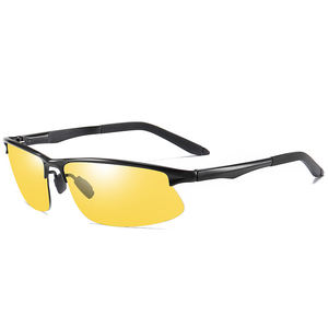 Viu — lunettes de soleil polarisées pour hommes, Logo personnalisé UV400 photochromiques, pour la conduite, en métal, meilleure vente - Product Image 3