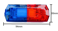Lampe d'épaule rechargeable USB, lumière LED clignotante en plastique PC, étanche, pour la sécurité routière, lumière de signalisation de danger
