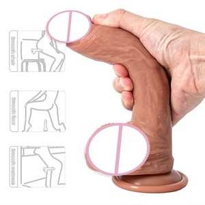 Realistico Silicone Dildo adulti forte ventosa carne realistica come Dildo morbido masturbazione femminile giocattoli sessuali all'ingrosso - Product Image 2
