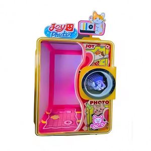 Photomaton commercial automatique Artbel à monnayeur pour intérieur/extérieur, écran tactile 21,5 pouces, impression instantanée rose - Product Image 5