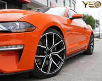 Nuevas llantas forjadas de alto rendimiento de 20x11 5x115 con radios múltiples para Challenger Widebody Hellcat, acabado negro mecanizado, para Chevrolet Camaro