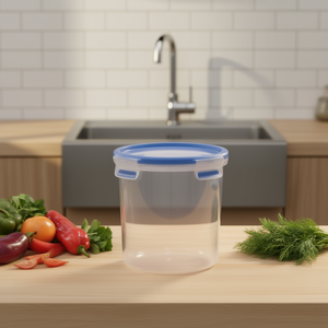 Emsa Clip & Close 2l Round Food <b>Storage</b> <b>Container</b> With Lid For Kitchen Use - Product Image 3