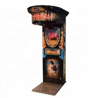 Boxautomat Machine d'entraînement de boxe d'arcade One Punch Machine de musique en métal pour centres de jeux
