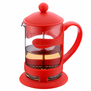 Impresión personalizada de vidrio de borosilicato francés prensa termo de café de plástico émbolo - Product Image 3