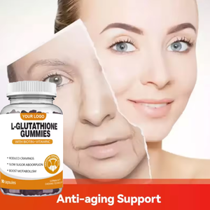 Suplemento de L-glutatión Iluminador DE LA PIEL Blanqueamiento DE LA PIEL Gummy Candy Colágeno L-Glutathione Gummies - Product Image 2