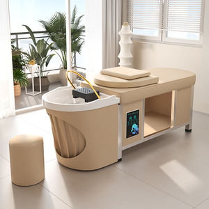 モダンカスタム美容シャンプーベッドスパサロンホテル病院用スーパーマーケットタイ洗髪マッサージベッドウォーターセラピー付き - Product Image 5