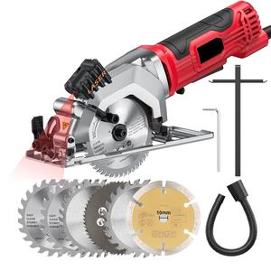 <span class=keywords><strong>Mini</strong></span> <span class=keywords><strong>scie</strong></span> <span class=keywords><strong>circulaire</strong></span> 580W puissance 115MM lame 24 48T Guide alimenté par batterie 3700 tr/min vitesse de qualité industrielle <span class=keywords><strong>pour</strong></span> la coupe de tuyaux en PVC en bois - Product Image 2