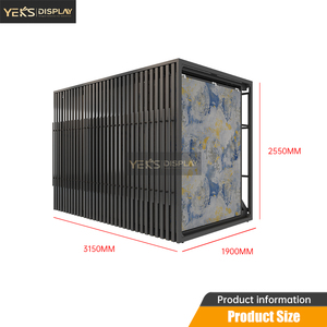 Tùy Chỉnh Hiện Đại Kim Loại Hiển Thị Giá Đứng Cho Bán Lẻ Cửa Hàng Quần Áo Thân Thiện Với Môi Thảm Mẫu Thảm Vải Ống Giá - Product Image 4