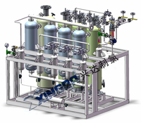 Électrolyse alcaline de l'eau d'usine de générateur de l'hydrogène H2 pour la production d'oxy-hydrogène et d'ammoniaque