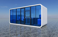 Fournisseur d'usine Nouvelle marque 2024 Mini capsule mobile de luxe Apple Cabin House avec préfabrication 40 pieds 3 chambres Vente en gros Personnalisé.