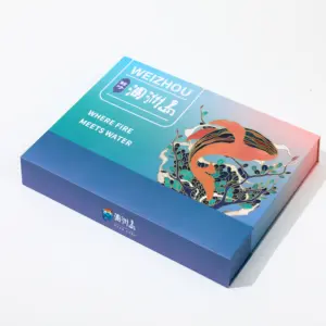 कस्टम लोगो फ़ैक्टरी थोक लक्ज़री पेपर कार्डबोर्ड पैकेजिंग चुंबकीय क्लोजर उपहार मेलिंग बॉक्स