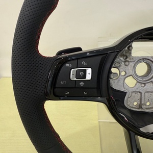 Volante Deportivo <span class=keywords><strong>R</strong></span> <span class=keywords><strong>Line</strong></span> para VW Golf MK5 MK6 MK7 R32 Passat B5 B6 Tiguan Polo Sedan Beetle <span class=keywords><strong>Caddy</strong></span> - Product Image 6