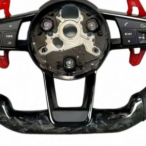 Volant en fibre de carbone véritable pour <span class=keywords><strong>Audi</strong></span> A6 S6 RS6 A7 C8 R8 B8 B9 Q7 S7 RS7 A8 S8 RS Sportback <span class=keywords><strong>S</strong></span>-<span class=keywords><strong>Line</strong></span> - Vente en gros - Product Image 5