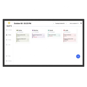 En Stock en Almacén de EE. UU., Tablero de Calendario Digital Grande de 32 Pulgadas con Pantalla Táctil, Wi-Fi, Reloj MP3, Memoria de 32 GB, Gestión de Eventos, 1920x1080 - Product Image 6