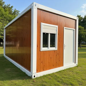 Mini-maison conteneur haut de gamme de 20 pieds, extensible, préfabriquée, détachable, avec construction en panneaux sandwich - Product Image 2