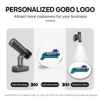 Projecteur de logo 15W 25W Rotation extérieure personnalisée Nouveau projecteur LED Gobo Lumière pour la publicité Panneaux personnalisés pour la cartographie d'entreprise
