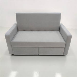 Sofá Cama Plegable de Doble Uso, Sofá Multifuncional para Sala de Estar Pequeña, Sofá Cama Económico de Madera Maciza - Product Image 1