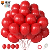 Ballons de fête pour enfants de 12 pouces, 2,8 grammes, 100 pièces par paquet, décorations de fête pour enfants, couleur noire mate métallique de haute qualité