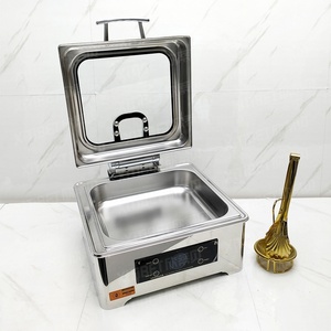 Scaldabalini <span class=keywords><strong>elettrici</strong></span> in acciaio inox 6L per alberghi e ristoranti piatto d'argento per la ristorazione e attrezzature a Buffet - Product Image 2