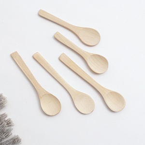 Cucharas de Madera Pequeñas con Diseño Minimalista para Regalos Empresariales, Personalizables con Logotipo, para Mermelada, Café, <span class=keywords><strong>Miel</strong></span>, Venta al Por Mayor - Product Image 2