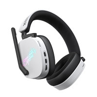 Casque de jeu sans fil ONIKUMA GT812 blanc, 4 modes, 2.4G, faible latence, audio 40mm pour PC, PS5, mobile, vente en gros