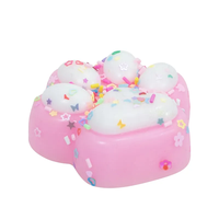Mochi Toy Sensoriel Patte de Chat Unique en TPR et Silicone, Squishy Mignon Anti-Stress à Presser – Vente Chaude