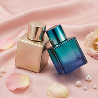 Flacons de parfum de qualité 100 ml en verre carré, design moderne élégant et personnalisable, fabriqués par Anding.