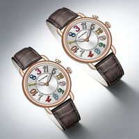 Nouvelle montre mécanique multifonctionnelle unique et créative à engrenages apparents, avec mouvement à heures sautantes et boîtier de mouvement apparent