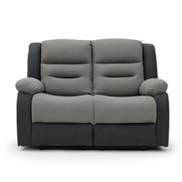 Geeksofa 3 + 2 + 1 moderno 6 plazas Manual tela de microfibra dos tonos Color sofá reclinable conjunto reclinable para muebles de sala de estar