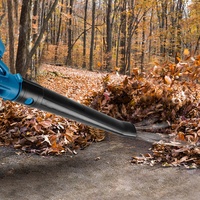 Souffleur électrique puissant sans fil 2000W 18000RPM souffleur de feuilles 6.9 m/min