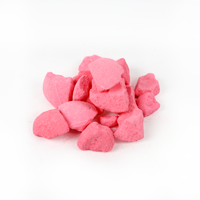 Ensemble de bombes de bain à la fraise rose cerise pour des soins de beauté luxueux, bain adoucissant pour la peau