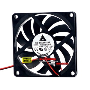 Delta AFB0812HB 80mm <b>12V</b> DC Brushless Fan For Chassis Power Supply - Product Image 1