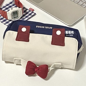 Nhật Bản lấy cảm hứng từ công suất lớn nhiều lớp lật sinh viên văn phòng phẩm túi dễ thương Polyester bút chì trường hợp - Product Image 2