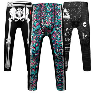 儿童3d打印长款清凉干压缩裤基层打底裤运动男童打底裤 - Product Image 5