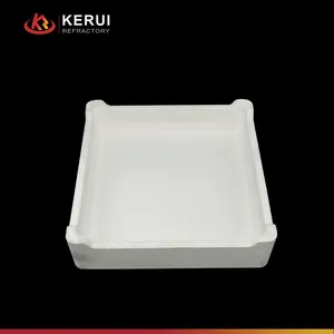 KERUI alúmina cerámica refractario horno muebles cordierita mullita Sagger para la venta