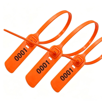 Scellés de sécurité en plastique Tamper Event pour vêtements ST8025 400mm pour conteneurs de vêtements et camions avec logo et numéros personnalisés