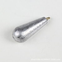 10g/20g/30g/40g/50g/60g/70g/80g/100g-500g gouttelettes d'eau plomb poids pêche plomb plombs accessoires de pêche