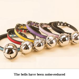 Collier pour chien et chat en nylon et plastique, simple, imprimé, réglable, durable, prix d'usine, avec pointes et clochette - Product Image 6