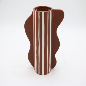 Jarrones Nórdicos Personalizados al por Mayor para Decoración del Hogar, Colección de Jarrones de Terracota Esmaltados de Lujo, Jarrones Modernos de Cerámica para Flores - Product Image 2