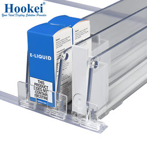 Supermarkt Veerbeladen Sigarettenbak Retail Display Rack Acryl Verstelbare Plank <span class=keywords><strong>Pusher</strong></span> Deler Systeem - Product Image 5