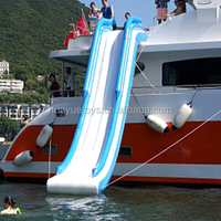 Toboggan aquatique gonflable de 10 pieds pour jeux d'eau en plein air, équipement de jeux aquatiques à vendre