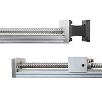 HLTNC HGR Kit de Módulo Lineal con Riel Guía Lineal, Tornillo de Bolas y Mesa Deslizante, Actuador de Movimiento para Fresadora CNC con Holgura Cero