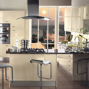 Set di Isole da Cucina dal Design Moderno e Regolabili con Lavello in Acrilico e Cestello Estraibile, Isole da Cucina di Lusso con Posti a Sedere - Product Image 4