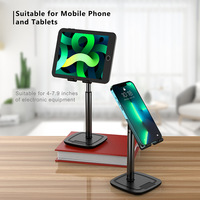 Support universel réglable en alliage d'aluminium pour téléphone portable et tablette, compatible toutes marques, prix de gros