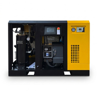 Compresor de Aire de Tornillo Industrial Integrado ZAKF de 30 HP, 22 KW, 220 V, PM VSD, 10 Bares, con Secador Refrigerado y Filtro de Precisión