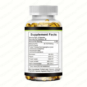 Integratore Alimentare OEM 120 Capsule di Enzimi Digestivi Essenziali per il Supporto del Sistema Immunitario - Product Image 2